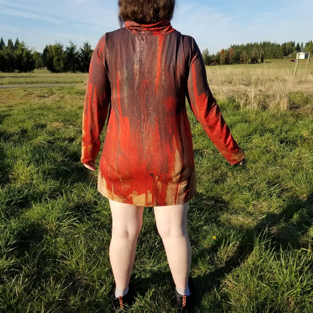 Azalea by Firmiana rust tunic dress - Picture 5 of 5